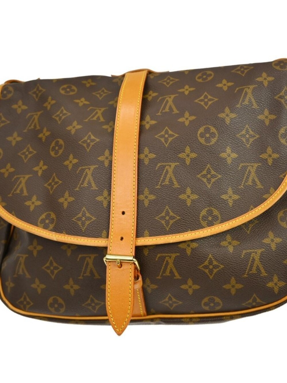 LOUIS VUITTON SAUMUR 35 SHOULDER BAG MONOGRAM M42254 AR0945 YQ07876 - Picture 2 of 14